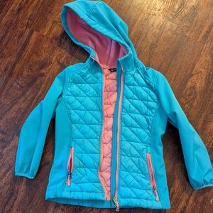 Hooded Snozu blue Jacket Size 5/6